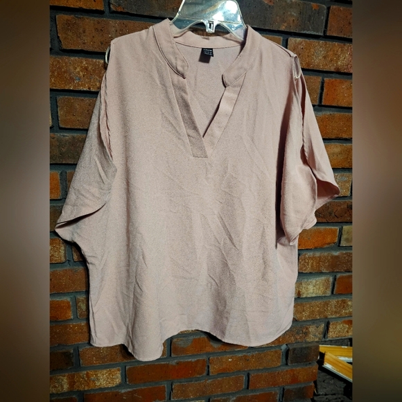 Shein light pink Blouse - Picture 1 of 2